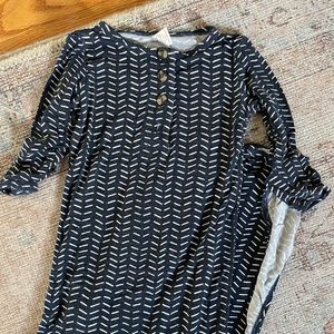 Lou Lou and company knotted gown 3-6 mo